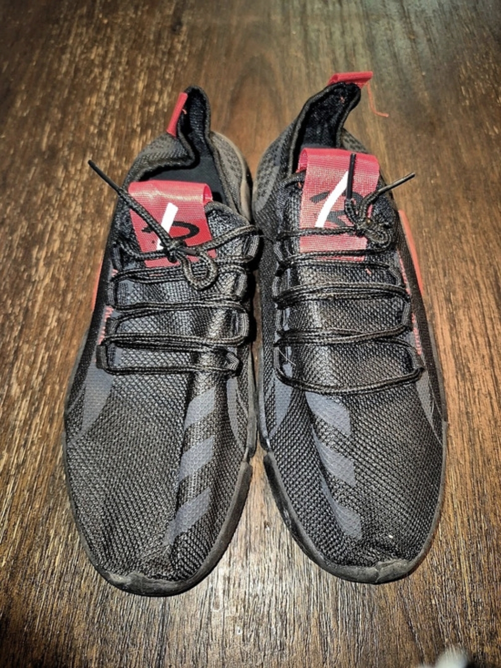 Black & Red Sneakers